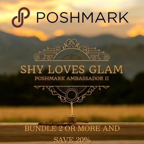 Initial "S" Rhinestone Necklace and Earrings Set - Picture 4 of 4